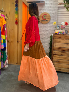 Vestido Marrocos Vermelho - comprar online