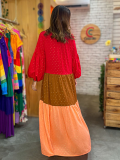 Vestido Marrocos Vermelho - COLORATO