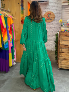Vestido Marrocos Verde Bandeira na internet