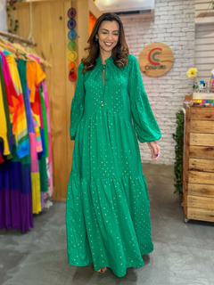 Vestido Marrocos Verde Bandeira - comprar online
