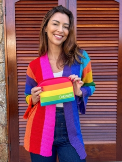 Cardigan Rainbow Tricô - comprar online