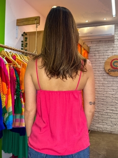 Blusa Miraflores Rosa Goiaba - comprar online