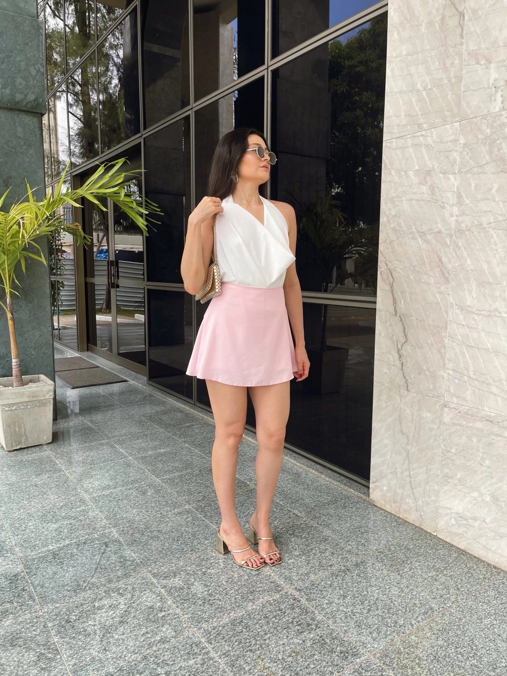 Short-Saia Suzy • Rosa Bebê