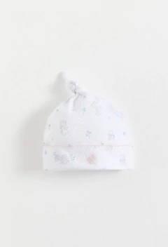 GORRO LITTLE PANDA BCO/ROSA BABYCOTTONS