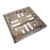Rejilla Con Marco 10x10 Acero Inoxidable Caja Plomo Delta en internet