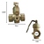 Llave Para Gas Candado 3/4 H H - comprar online