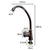 Canilla Mesada 1 Agua Metalica Cromada Volante Redondo Latyn Trade - comprar online