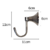 Percha Limay Bronce Cromado Delta Accesorios Baño - comprar online
