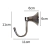 Percha Limay Bronce Cromado Delta Accesorios Baño - comprar online
