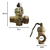 Llave Para Gas Candado 3/4 M H - comprar online