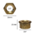 Buje Reduccion 3/4 X 1/2 Bronce Calibron - comprar online