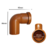 Codo 40 A 90 M H Desague con Oring IPS - comprar online