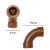 Curva 3/4 A 90 H H - Roscado PPN Polipropileno - comprar online