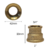 Cupla Reduccion 1 X 3/4 Bronce Calibron - comprar online
