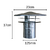 Zingueria Sombrero 2 Aros Diametro 125mm Chapa Galvanizada - comprar online