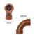 Curva 1 1/2 A 90 H H - Roscado PPN Polipropileno - comprar online