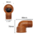 Codo 1 1/2 A 90 M H - Roscado PPN Polipropileno - comprar online