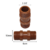 Niple Liso 1 1/2 x 6 cm - Roscado PPN Polipropileno - comprar online