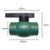 Valvula Esferica 63 Manija Corta Termofusion Verde Agua LATYN TRADE - comprar online