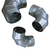 Zingueria Curva Articulada Diametro 150mm Chapa Galvanizada en internet