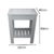 Vanitory De Apoyo 60 Country Blanco Deck Con Mesada en internet