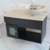 Bacha De Apoyar 37x14 Cuenco Carrara Vetas Blanco en internet