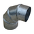 Zingueria Curva Articulada Diametro 75mm Chapa Galvanizada - tienda online