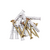 Barral Rebatible Con Porta Rollo Blanco DOCLA - tienda online