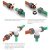 Acople Rapido Te 1/2 Comp Profesional Traba Mecanica Duke