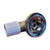 Sopapa A Codo Bañera Bronce Cromo Con Adaptador Pvc Delta