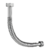 Flexible Anillado 3/4x35 Acero Inoxidable Cromado - LATYN TRADE