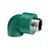 Codo 25 x 1/2 Rosca Macho Termofusion Verde Agua TuboFusion