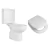 Combo Loza Inodoro Largo + Deposito + Asiento - JADE PRINGLES
