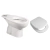 Combo Loza Inodoro Largo + Asiento JADE - PRINGLES
