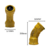 Curva 3 HH A 45º Epoxi Gas Dema - comprar online
