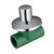 Llave de Paso 20 Cabezal Metalico Termofusion Verde Agua IPS