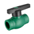 Valvula Esferica 50 Manija Corta Termofusion Verde Agua LATYN TRADE