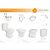 Combo Loza Inodoro Largo + Deposito + Asiento - JADE PRINGLES - comprar online