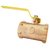 Llave Esferica De Gas Paso Reducido Bronce 32