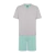 Pijama Curto Lupo Gola V Masculino - Belface Mais | Loja de cosméticos, perfumaria, roupas da lupo e Mais