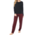 Pijama Longo Lupo Gola de Renda Feminino