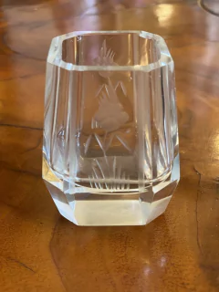 Conjunto para licor Art Déco em cristal - comprar online