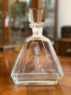 Conjunto para licor Art Déco em cristal - Art Rarus Antiquário