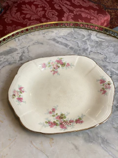 Prato de bolo em porcelana inglesa - comprar online