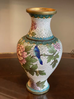 Imagem do Par de vasos em cloisonné