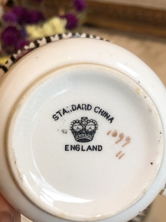 Trio de chá em porcelana inglesa - loja online