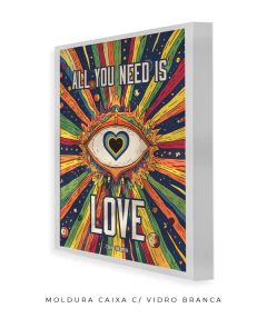 Quadro / Pôster - The Beatles - All You Need Is Love - loja online