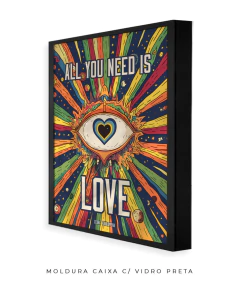 Quadro / Pôster - The Beatles - All You Need Is Love - loja online