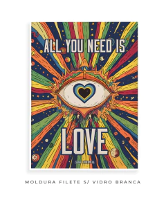 Imagem do Quadro / Pôster - The Beatles - All You Need Is Love