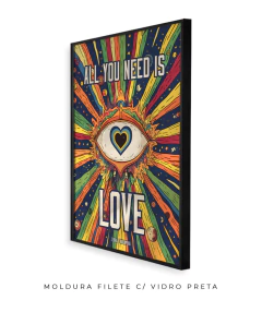 Quadro / Pôster - The Beatles - All You Need Is Love